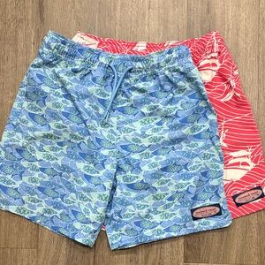 Vineyard Vines Boys Youth Swim Shorts -2pk